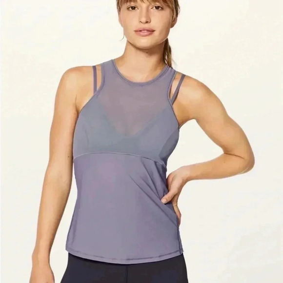Lululemon Fresh In Mesh Tank - Picture 1 of 9